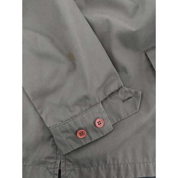 VTG London Fog Jacket 42R Large Harrington Zip Front 80s Retro Dadcore Old Money - Picture 14 of 15